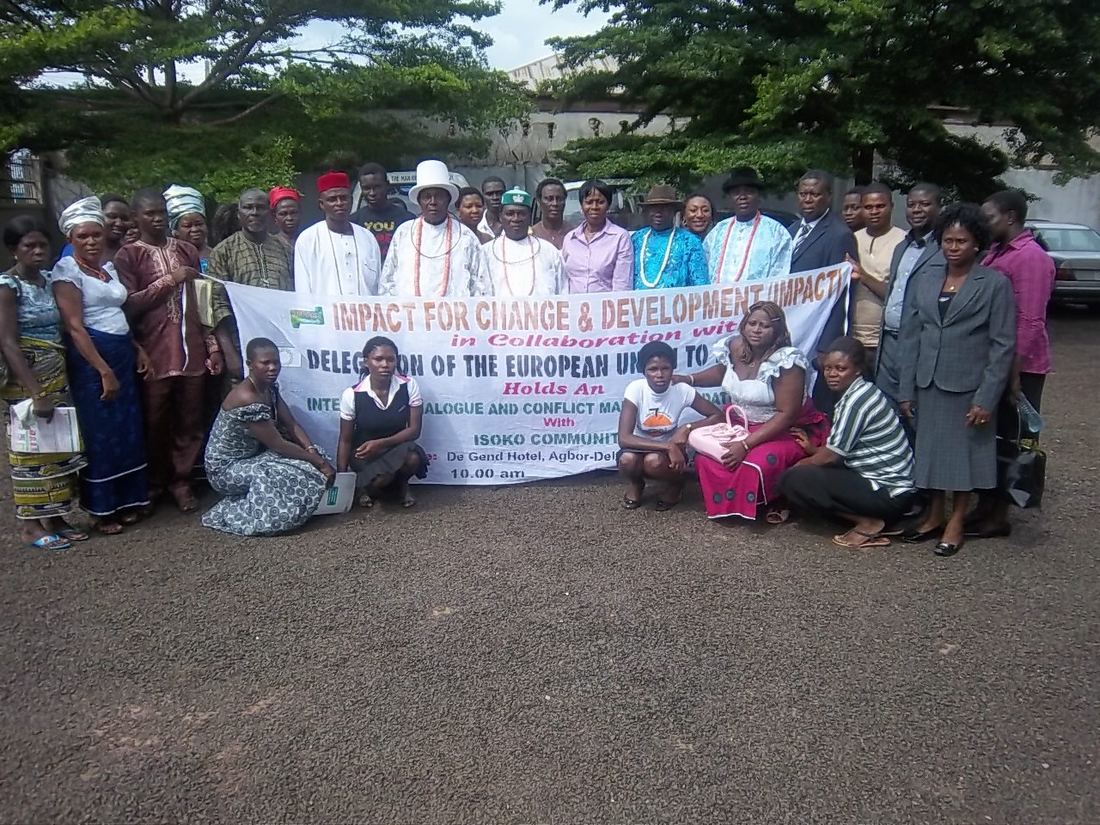 Intergroup dialogue and conflict management workshop, Isoko Community, Delta State.