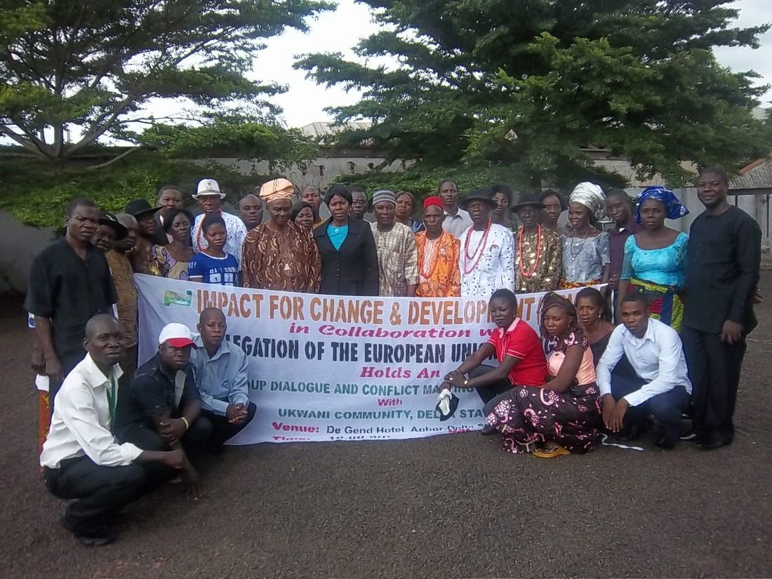 Intergroup dialogue and conflict management workshop, Ukwani Community, Delta State.