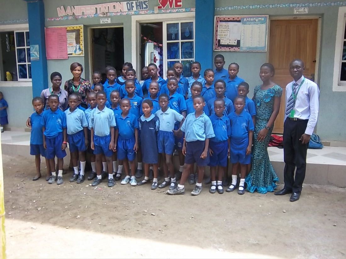 School outreach visit, Manifestation of His Love school.